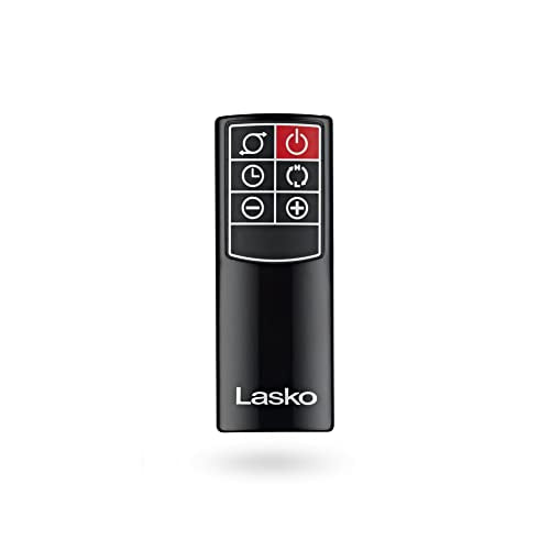 Lasko Oscillating Digital Ceramic Tower Heater for Large Rooms, with Adjustable Thermostat, Timer and Remote Control, 29 Inches, 1500W, Black, 5586