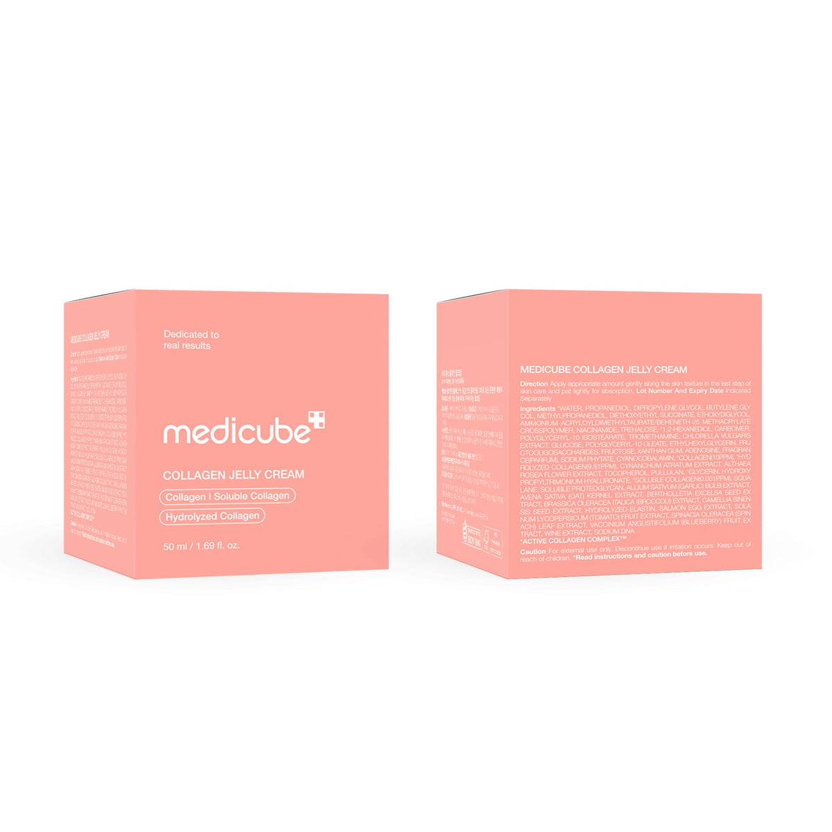 Medicube Collagen Jelly Cream- Niacinamide &amp; Freeze-Dried Hydrolyzed Collagen - Boosts skin&#39;s barrier hydration and gives 24h Glow &amp; Lifted Look - No artificial color, Korean skincare (3.71 fl.oz.)